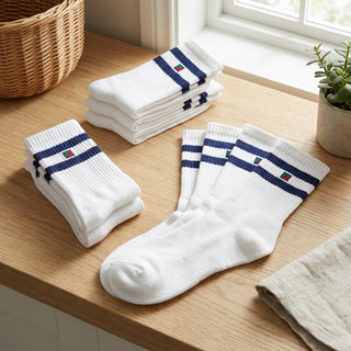 Amazon Redgreen 10-pack crew sock Socks White