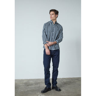REDGREEN ANTON CHECKED SHIRT LS (POPLIN) Shirt 2682 Navy Check