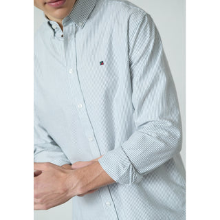 REDGREEN ANTON SHIRT LS (STRIPE) Shirt 1792 Dark Green