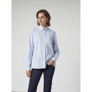 REDGREEN WOMAN Anabelle Shirts 162 Light Blue Stripe