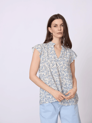 REDGREEN WOMAN Anemone Dresses / Shirts 363 Blue Pattern