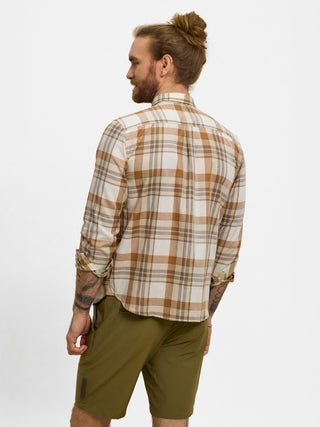 REDGREEN Anker Shirt 2581 Burnt Orange Check
