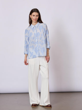 REDGREEN WOMAN Athena Shirts 163 Blue Stripe