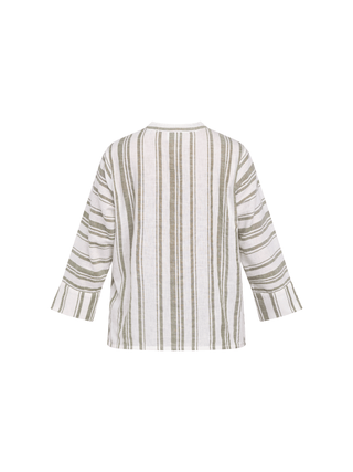 REDGREEN WOMAN Avina Dresses / Shirts 173 Light Green Stripe