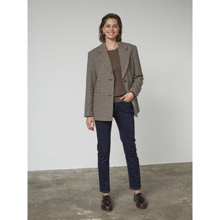 REDGREEN WOMAN Bianca Jackets and Coats 229 Dark Brown Check