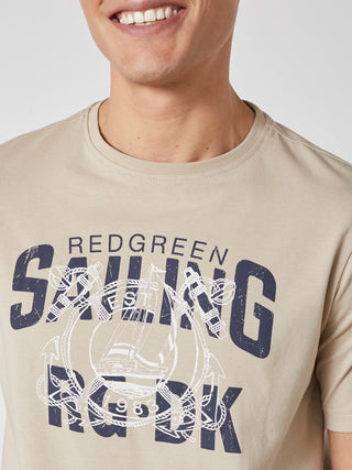 REDGREEN CARIUS T-SHIRT SS T-shirt 0221 Light Sand