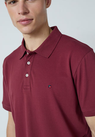 REDGREEN CARL - Regular polo Polo 0481 Wine red