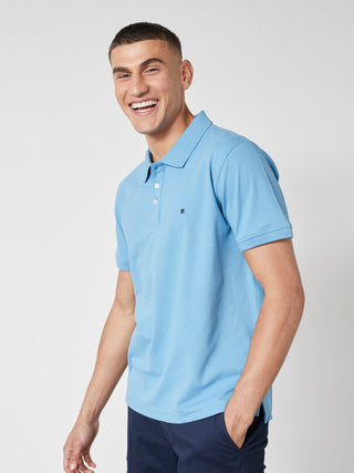 REDGREEN CARL POLO T-SHIRT SS Polo 0633 Blue 17-4123 TCX