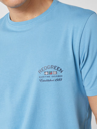 REDGREEN CONNAR T-SHIRT T-shirt 0633 Blue 17-4123 TCX
