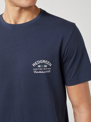 REDGREEN CONNAR T-SHIRT T-shirt 0682 NAVY