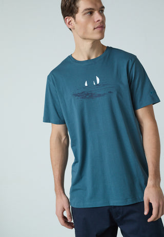 REDGREEN CRUZ T-SHIRT SS T-shirt 0972 PETROL