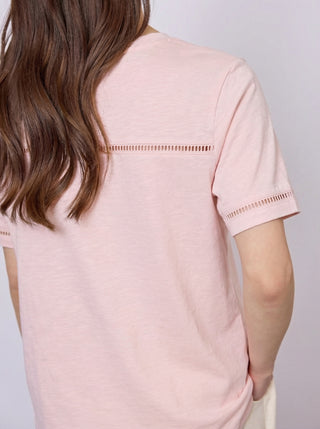 REDGREEN WOMAN Cami Short Sleeve Tee 041 Rose