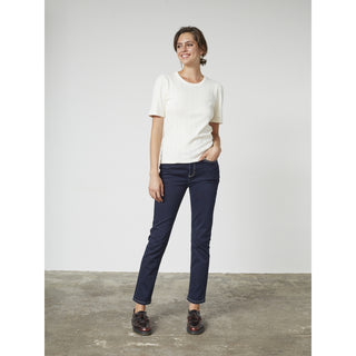 REDGREEN WOMAN Camille Short Sleeve Tee 020 Off White