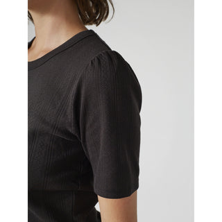 REDGREEN WOMAN Camille Short Sleeve Tee 099 Black