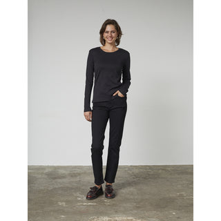 REDGREEN WOMAN Cilja T-shirt Long Sleeve Tee 099 Black