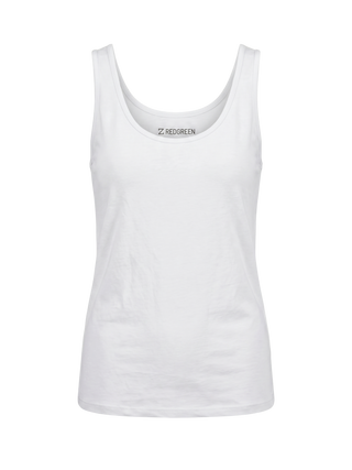 REDGREEN WOMAN Citta solid Short Sleeve Tee Hvid