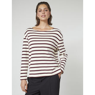 REDGREEN WOMAN Claudia T-shirt Long Sleeve Tee Bordeaux