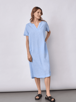 REDGREEN WOMAN Dahlia Dresses / Shirts 462 Light Blue melange