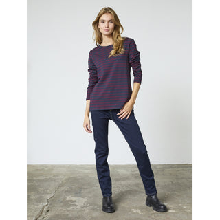 REDGREEN WOMAN Fie Long Sleeve T-shirt Long Sleeve Tee Bordeaux