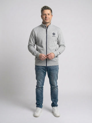 REDGREEN Filip Kompas Sweatshirt Sweatshirt Grey Melange