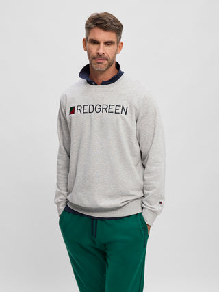 REDGREEN Frankie Logo Sweatshirt Sweatshirt Grey Melange
