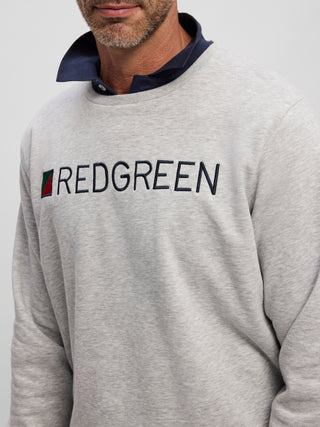 REDGREEN Frankie Logo Sweatshirt Sweatshirt Grey Melange