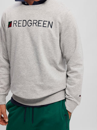 REDGREEN Frankie Logo Sweatshirt Sweatshirt Grey Melange