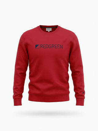 REDGREEN Frankie Logo Sweatshirt Sweatshirt Red