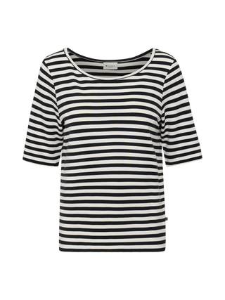 REDGREEN WOMAN Hedy Short Sleeve T-shirt Short Sleeve Tee 199 Black Stripe