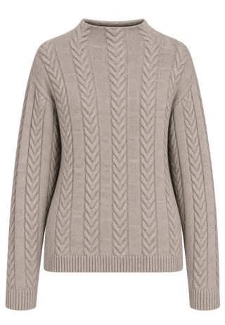 REDGREEN WOMAN Jasmin Knit 425 Dark Sand Melange