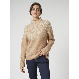 REDGREEN WOMAN Jesebel Knit Knit 326 Light Brown Pattern