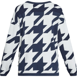 REDGREEN WOMAN Kalinka Knit 369 Dark Navy Pattern