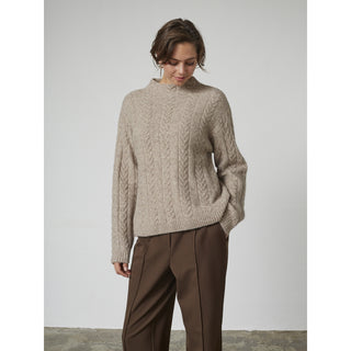 REDGREEN WOMAN RG_Katey Knit 425 Dark Sand Melange