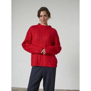 REDGREEN WOMAN RG_Katey Knit 444 Red Melange