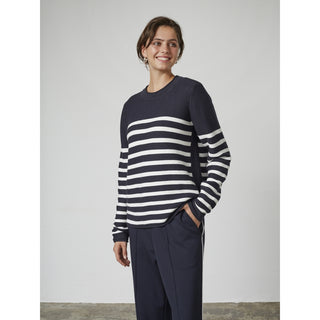 REDGREEN WOMAN Kathrine Knit 121 Ecru Stripe