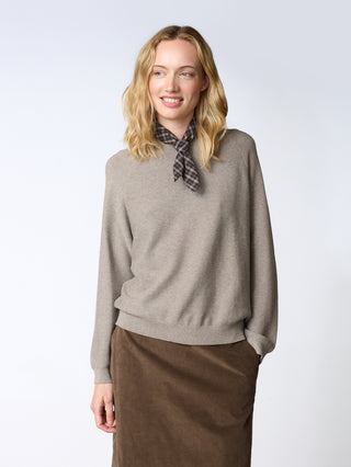REDGREEN WOMAN Kisser Knit 425 Dark Sand Melange