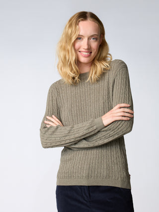 REDGREEN WOMAN Klara Knit 477 Olive Green Melange