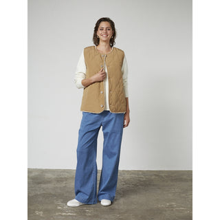 REDGREEN WOMAN Lina Vest 026 Light Brown
