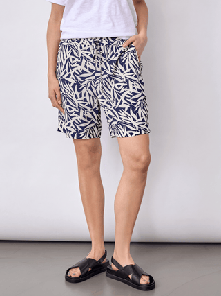 REDGREEN WOMAN Liva Pants and Shorts 368 Navy Pattern