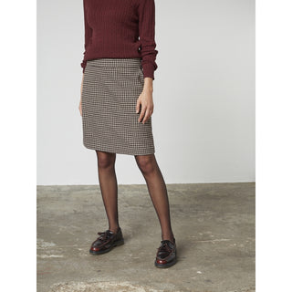 REDGREEN WOMAN Nadia Skirts 229 Dark Brown Check