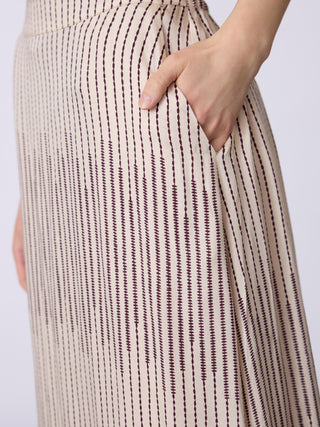 REDGREEN WOMAN Naja Print Skirts 385 Plum Pattern