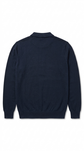 REDGREEN REDGREEN Langærmet Strikket Polo Knit Navy