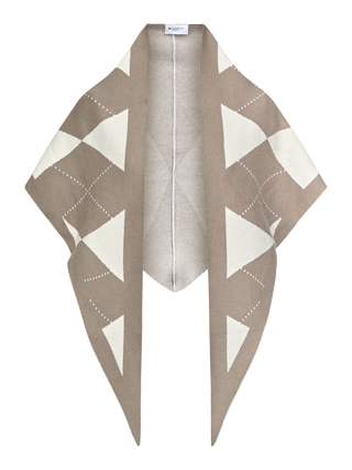 REDGREEN WOMAN Rihanna Scarf 321 Ecru Pattern