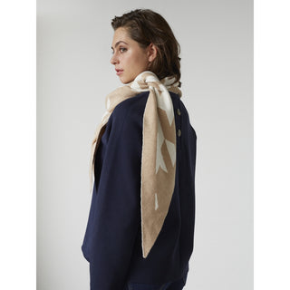 REDGREEN WOMAN Rikka Scarf 326 Light Brown Pattern