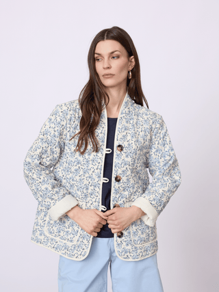 REDGREEN WOMAN Sanna Jackets and Coats 363 Blue Pattern