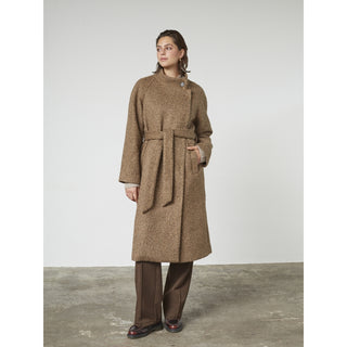 REDGREEN WOMAN Sora Jackets and Coats 429 Dark Brown Melange