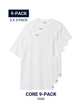 Core 9-pack T-shirt - White